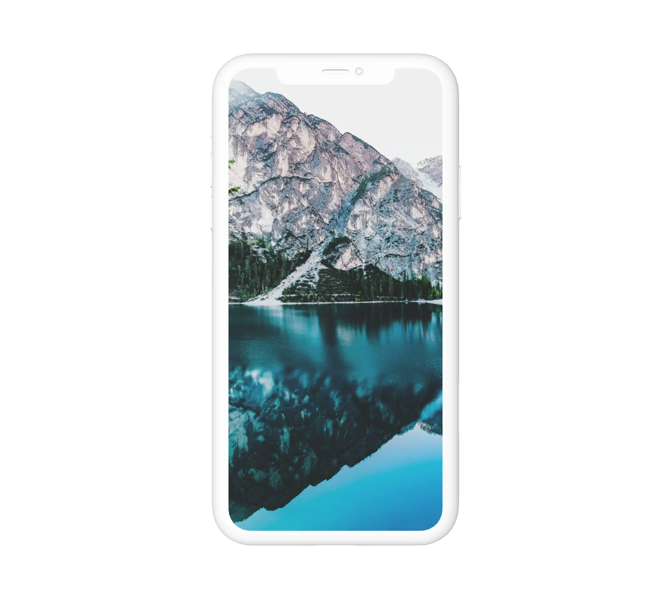 Hegy és víz háttérkép