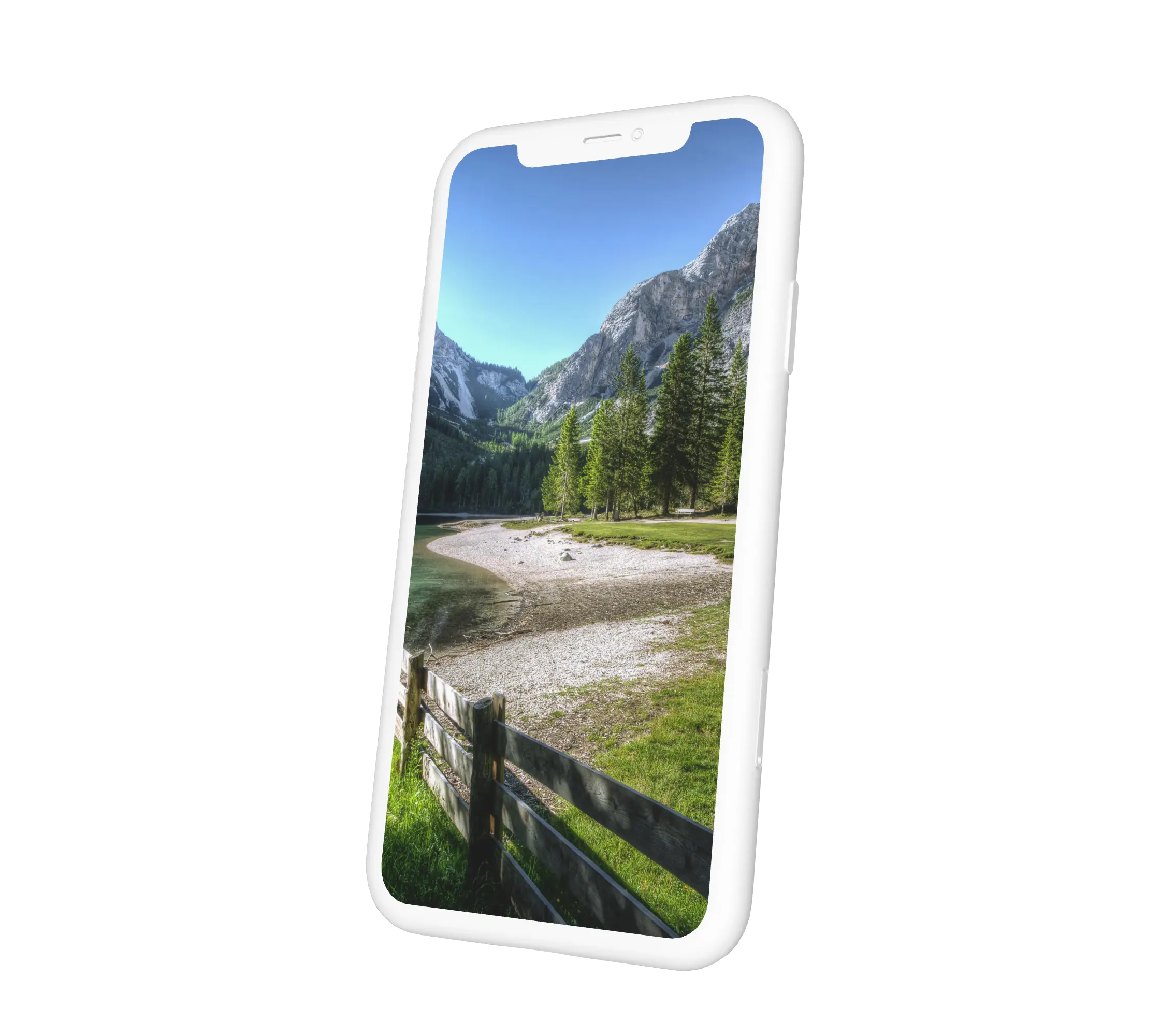 Völgyben vízpart háttérkép