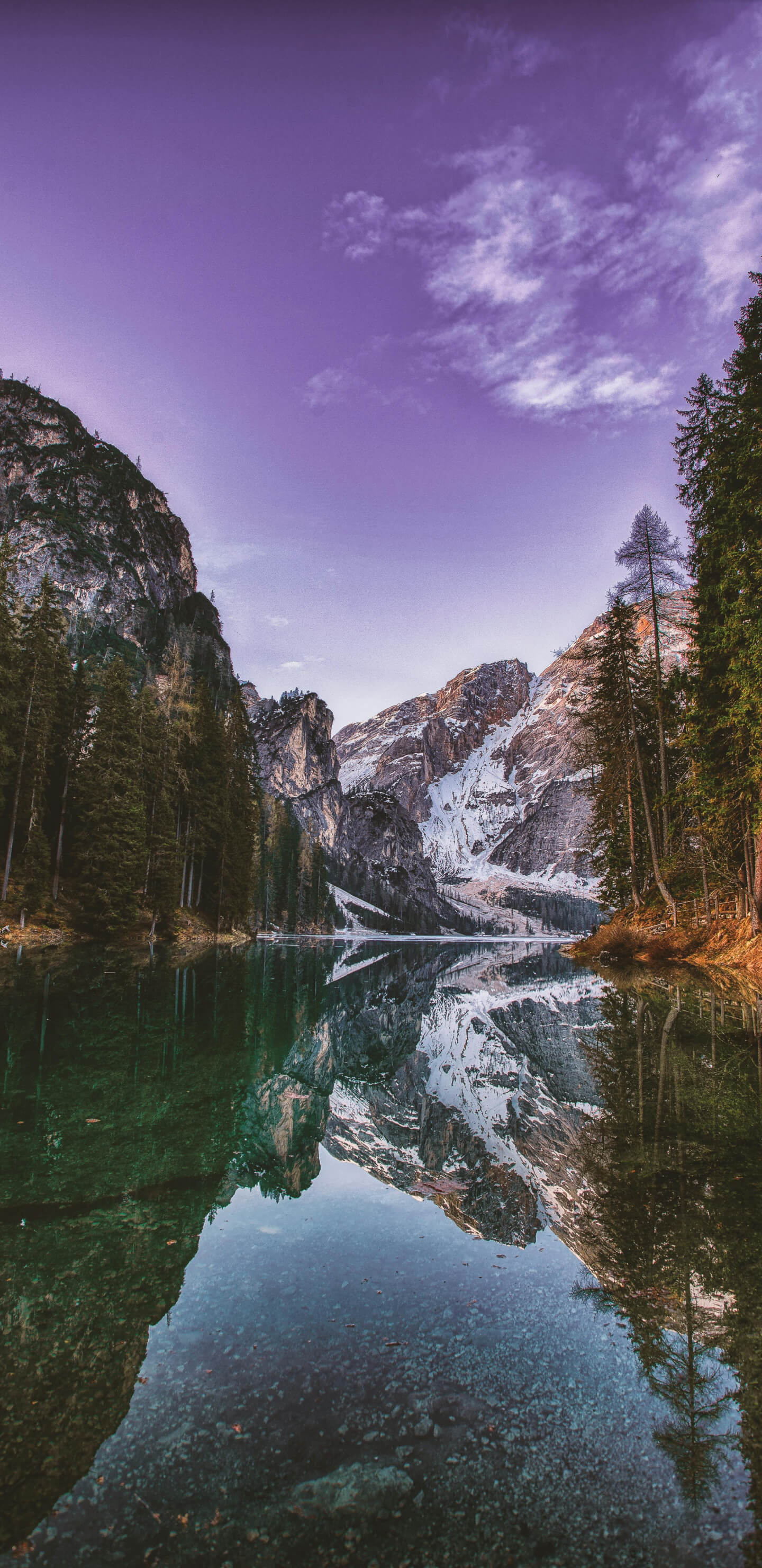 Víz hegy és erdő mellett 1440x2960