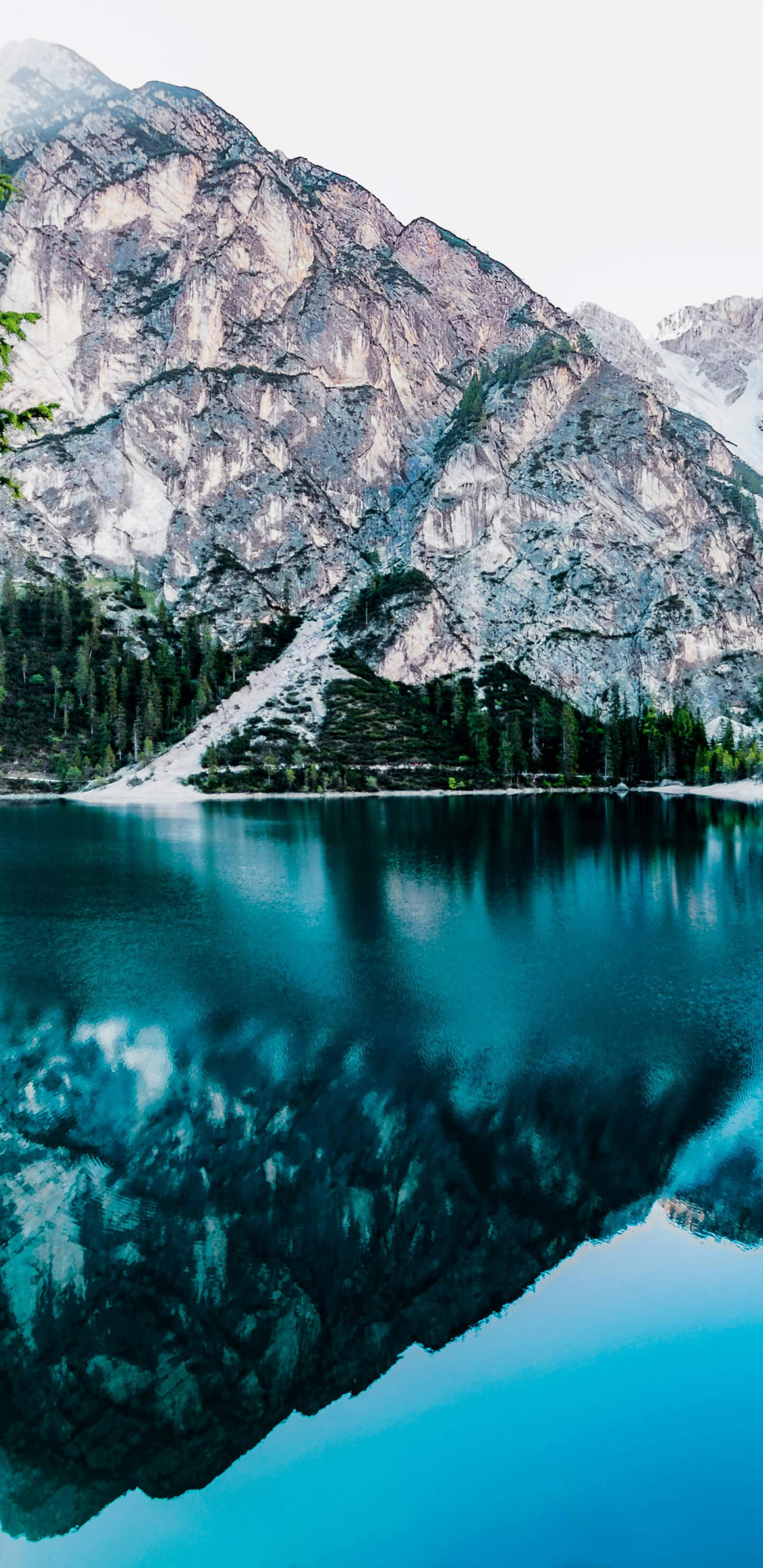 Hegy és víz háttérkép 1440x2960